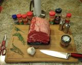 A picture of step 1 of Prime rib.