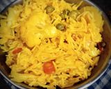 A picture of step 8 of One Pot vegetable Pulao.