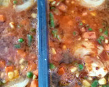 A picture of step 2 of simple beef with veggies.
