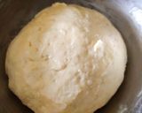 A picture of step 1 of Pita bread with falafel hummus sandwich.