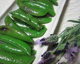 A picture of step 10 of Easy Sugar Snap Peas Baked in the Toaster Oven.