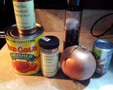 A picture of step 1 of Moms Hungarian Goulash.