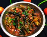 बैंगन टमाटर सब्जी (Baingan Tamatar Sabzi recipe in Hindi) रेसिपी चरण 3 फोटो