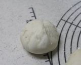 A picture of step 6 of Just Like Mame-Daifuku? Kuromame (Black Soy Bean) Bread with Anko and Rice Flour.