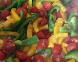 صورة لخطوة 1 من وصفة رز بسمتي بالبازلاء والشبت مع الخضار.