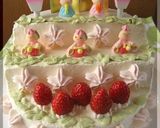 A picture of step 5 of Doll Platform Cake (2 & 3 Tier) for Girl's Day.