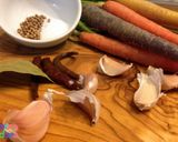 A picture of step 1 of Quick Pickle Carrots.