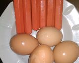 Foto langkah ke 1 dari resep Sosis Telor masak Cabai Ijo.