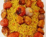 صورة لخطوة 11 من وصفة شيش طاووق ورز بنكهة المشاوي 🍢🍡🍢🍡🍢🍡