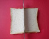 A picture of step 1 of Ham & Cheese Sandwich Made in a Frying Pan - Easy for Breakfast or Lunch.