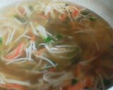 A picture of step 6 of Taro Root Dumpling with Imitation Crab Meat Sauce.