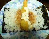 A picture of step 2 of Prawn Tempura Onigiri Rice Balls.