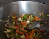 A picture of step 2 of Veg noodles.