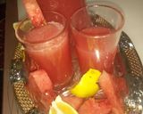 A picture of step 5 of Water melon and orange juice.