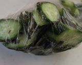 A picture of step 3 of Easy! Lightly Pickled Cucumbers for Hanami and Bento.
