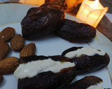 A picture of step 3 of Almonds Dates.