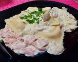 Foto del paso 8 de la receta: Ravioles de jamón y queso con crema