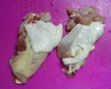 A picture of step 2 of For Bentos Chicken and Umeboshi Bake.
