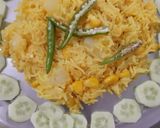 A picture of step 3 of Corn Rice.