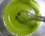 A picture of step 2 of Matcha Tea Muffins Using Pancake Mix.