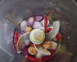 Foto langkah ke 2 dari resep Semur Tempe Tahu Udang Bumbu Bali.