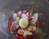 Foto langkah ke 2 dari resep Semur Tempe Tahu Udang Bumbu Bali.