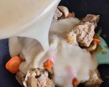 Hình bước làm 10 của món Món Pháp Blanquette De Veau - Thịt Bê Hầm Cà Rốt Nấm Phủ Sốt Bơ Trứng