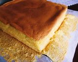 A picture of step 12 of Japanese Confectionary-style Honey Castella.