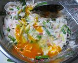 A picture of step 3 of Fluffy and Creamy Okonomiyaki.
