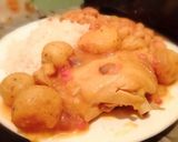 Foto del paso 5 de la receta: Almuerzo casero, frijoles acompañado de pollo con papa criolla