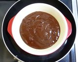 A picture of step 5 of Steamed Rich Gateau au Chocolat.