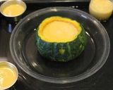 A picture of step 11 of For Halloween Easy Whole Kabocha Squash Custard Pudding.
