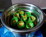 A picture of step 10 of Tri-colour Chicken Walnut Momos.