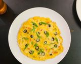 A picture of step 9 of Omelette Pizza.