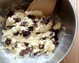 A picture of step 3 of Chocolate Scones Made with Pancake Mix.