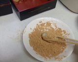 A picture of step 13 of Ohagi with Adzuki Beans and Kinako Powder.