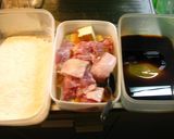 A picture of step 1 of Teriyaki Mayonnaise Fried Tofu (Aburaage) & Chicken Thigh.
