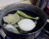 A picture of step 2 of Chicken Bacon Arepas.