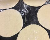 A picture of step 2 of Naan bread.