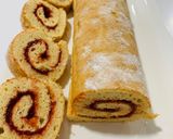 Piskótatekercs recept fázis 4 fotója