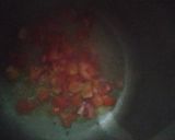 A picture of step 2 of Baingan aloo.