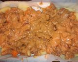 Zöldségben pácolt, zöldségen sült pecsenye recept fázis 2 fotója