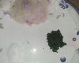 A picture of step 2 of Mint onion raita.