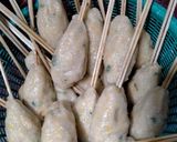 Foto langkah ke 4 dari resep Sempol Ikan / Sate Pentol Ikan.