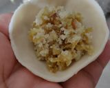 A picture of step 5 of Steam rice sweet flower.