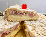 Foto del paso 13 de la receta: Pastel con crema y fresas en almíbar