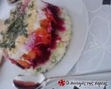 A picture of step 7 of Christmas Salad like a pudding.