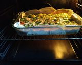 Φωτογραφία βήματος 11 της συνταγής Μεξικάνικη πίτα με τορτίγιες, κόκκινα φασόλια και αυγά