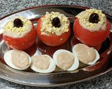 Foto del paso 3 de la receta: Tomates rellenos con atún 🍅