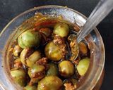 A picture of step 5 of Gumberry pickle.